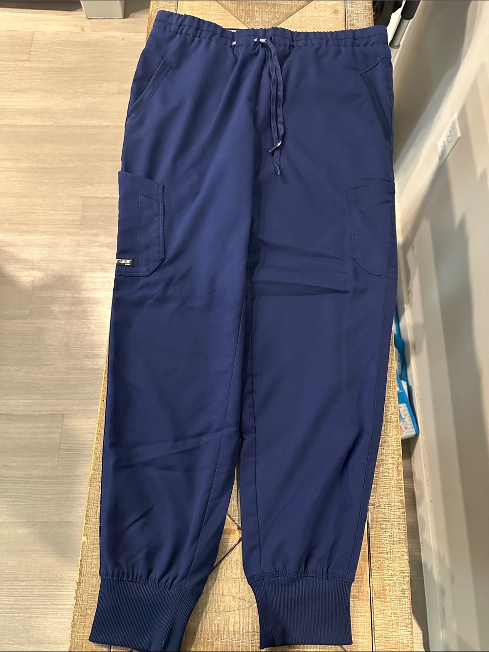 Women’s Greys Anatomy by Barco Navy Blue Jogger Scrub Pants